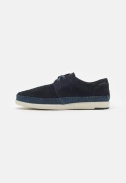 Clarks BRATTON - Sportlicher Schnürer - Navy