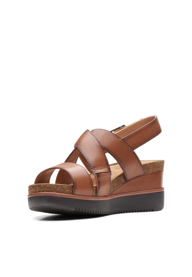 Clarks Plateausandalette - Brown - Image 2