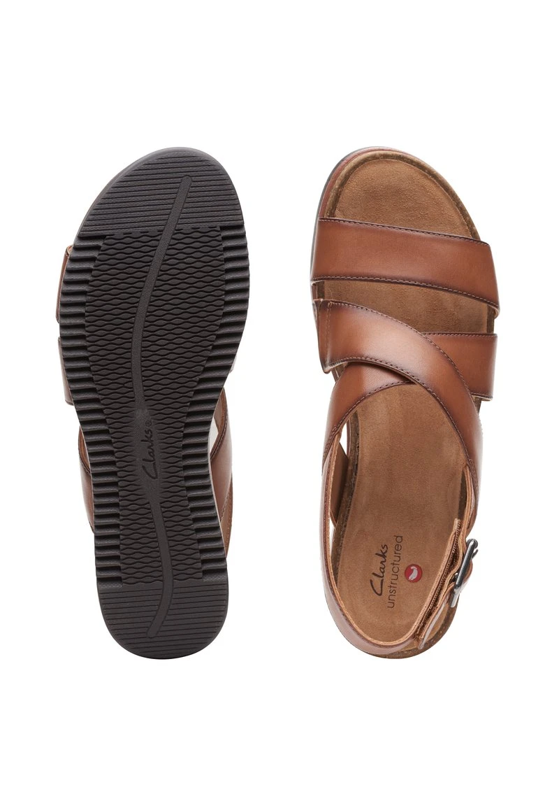 Clarks Plateausandalette - Brown - Image 3