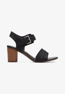 Clarks KARSEAHI SEAM - D - Riemensandalette - Black