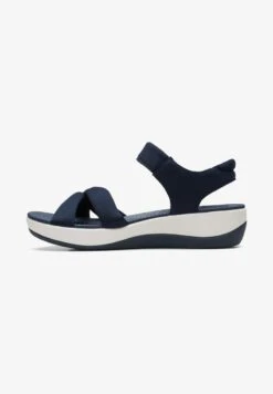 Clarks ARLA SHORE-D - Keilsandalette - Blue