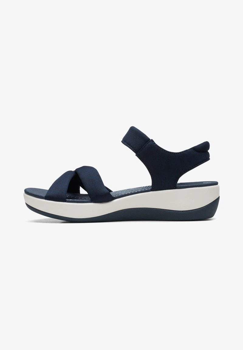 Clarks ARLA SHORE-D - Keilsandalette - Blue