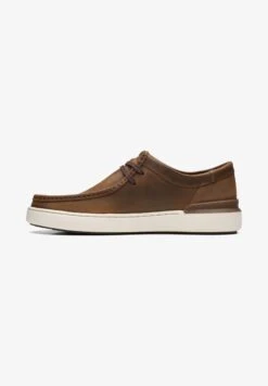 Clarks COURT LITE WALLY - Schnürer - Beeswax Leather