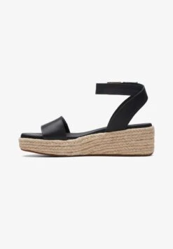 Clarks KIMMEI IVY - D - Keilsandalette - Black
