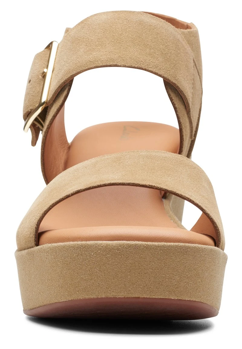 Clarks KIMMEIHI STRAP-D - Plateausandalette - Beige – Bild 5