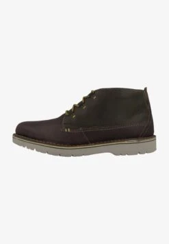 Clarks EASTFORD MID - Sportlicher Schnürer - Olive Combi