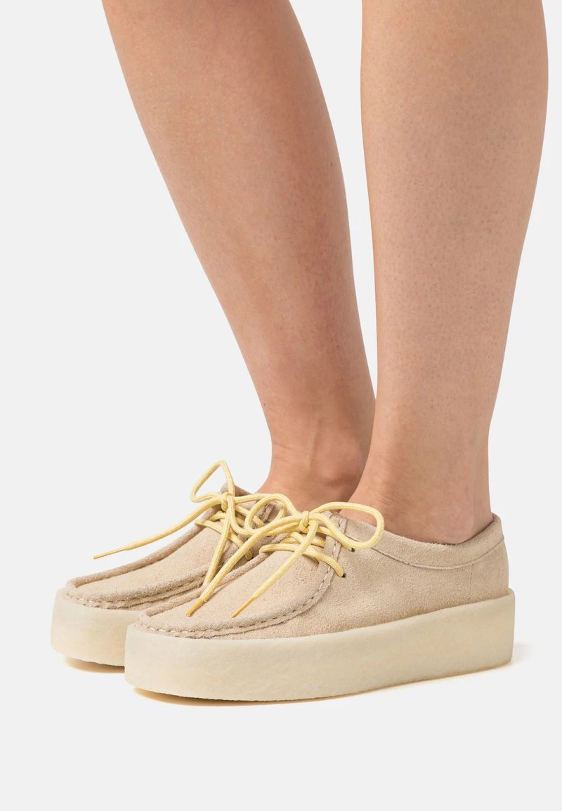 Clarks Originals WALLABEE CUP - Schnürer - Maple
