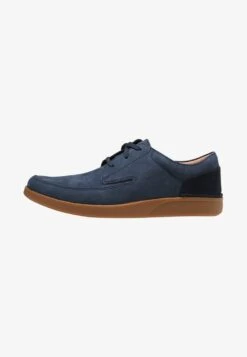 Clarks OAKLAND - Sportlicher Schnürer - Blue