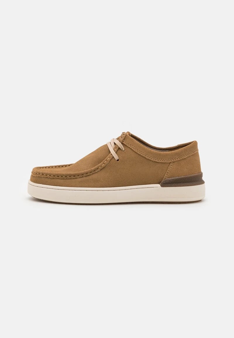 Clarks COURT LITE WALLY - Schnürer - Dark Sand
