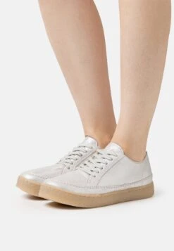 Clarks BARLEIGH LACE - Sneaker Low - Silver Metallic