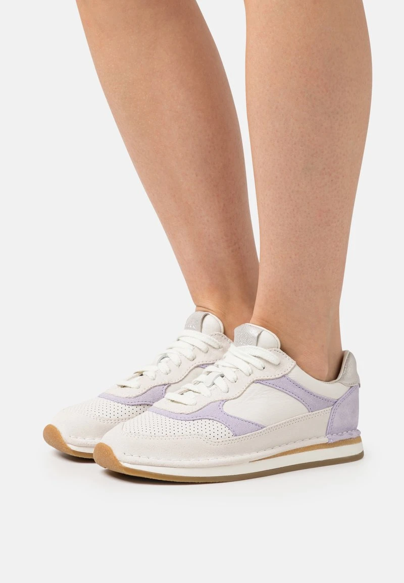 Clarks CRAFTRUN - Sneaker Low - White/lilac