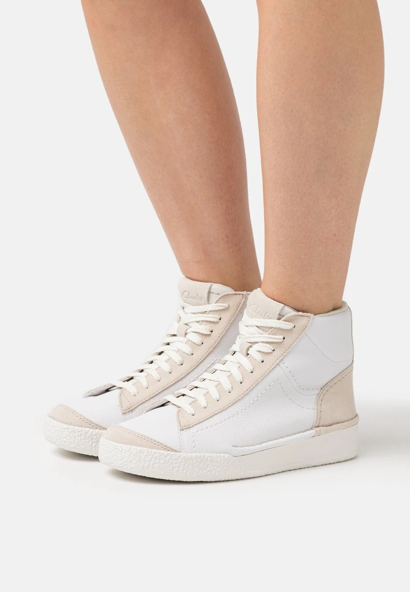 Clarks CRAFTCUP RISE - Sneaker High - White Combination