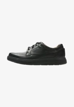 Clarks UN ABODE EASE - Sportlicher Schnürer - Black