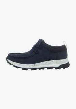 Clarks ATL TREK WALLY - Sportlicher Schnürer - Navy Nubuck