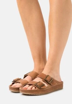 Clarks BROOKLEIGH SUN - Hausschuh - Dark Tan