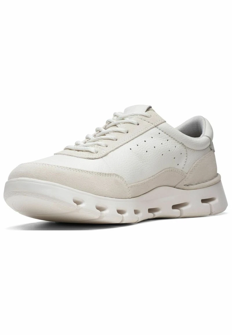 Clarks Sneaker Low - White Leather - Image 2