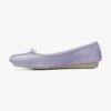 Clarks Klassischer Ballerina - Lilac Suede
