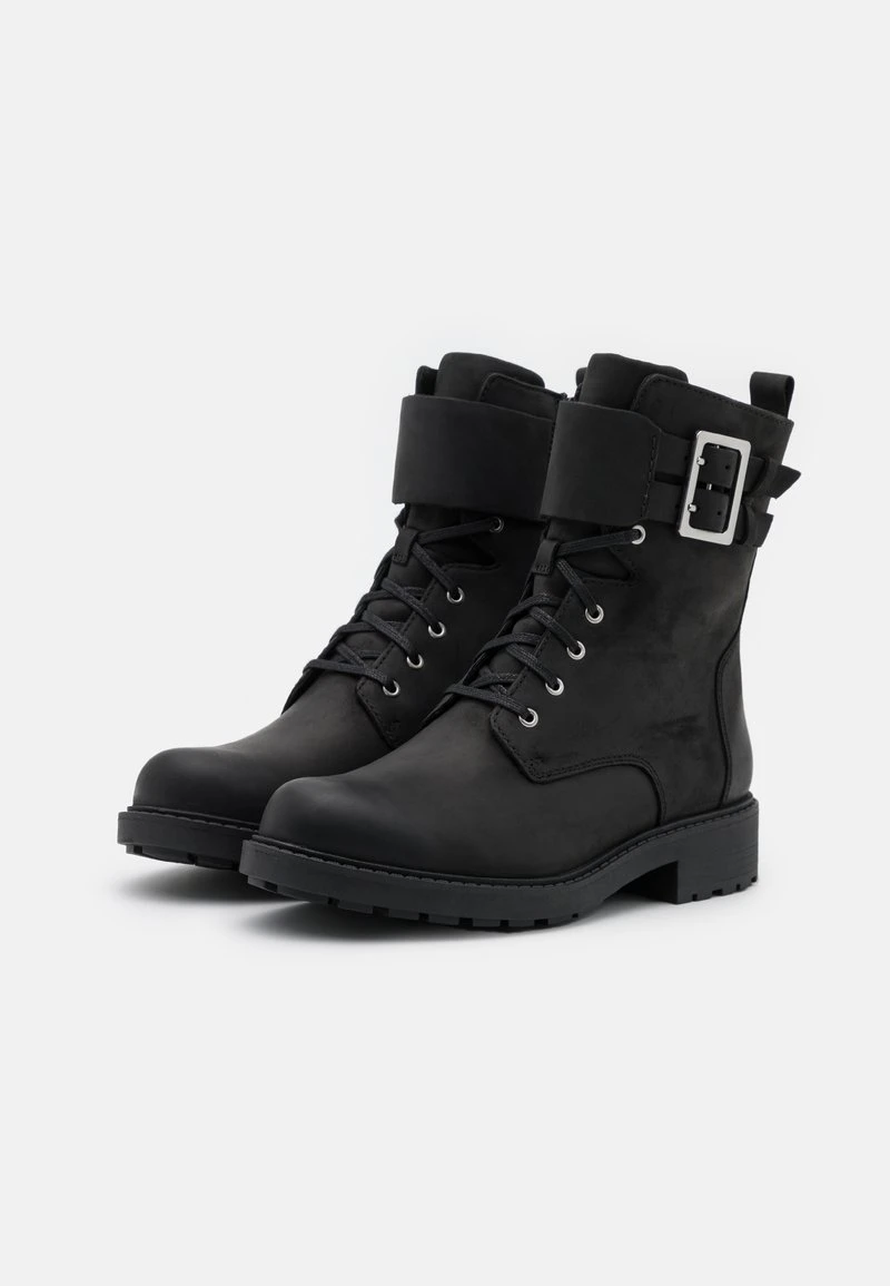 Clarks ORINOCO LACE - Schnürstiefelette - Black - Image 3