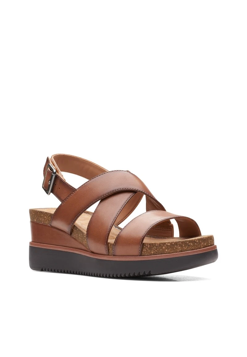 Clarks Plateausandalette - Brown - Image 5