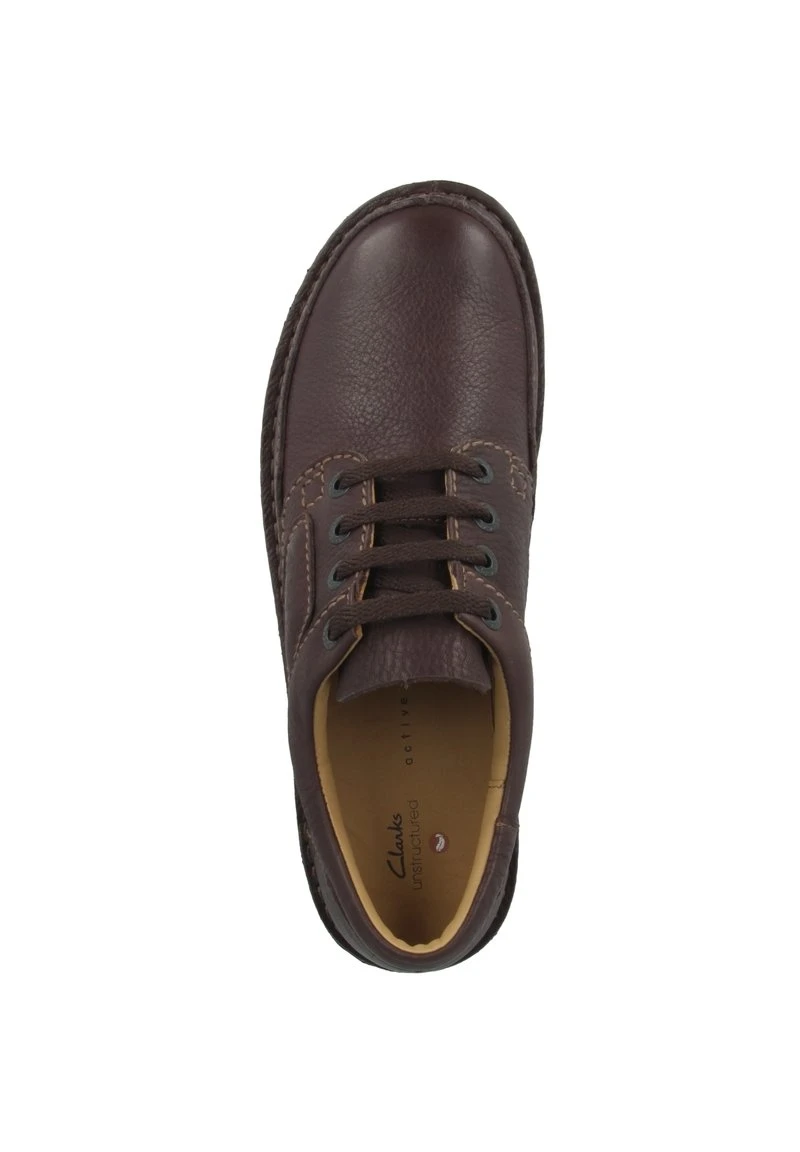 Clarks NATURE II - Sportlicher Schnürer - Brown Leather (26142038) - Image 2