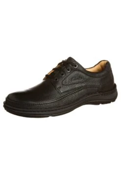Clarks NATURE THREE - Sportlicher Schnürer - Black