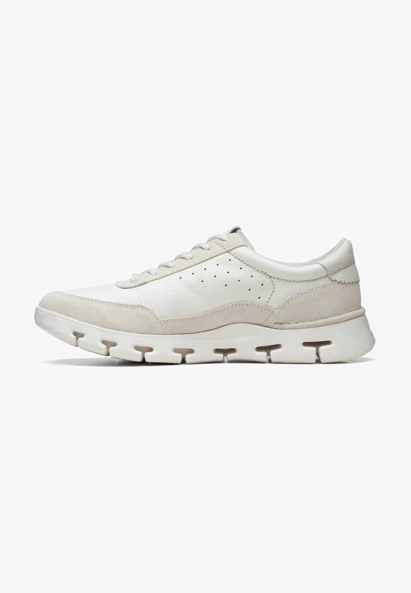 Clarks Sneaker Low - White Leather