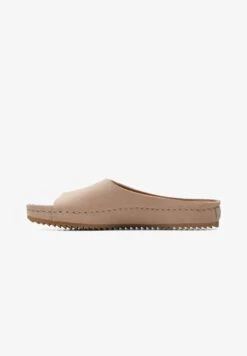Clarks BROOKLEIGHFLOW - D - Pantolette Flach - Beige