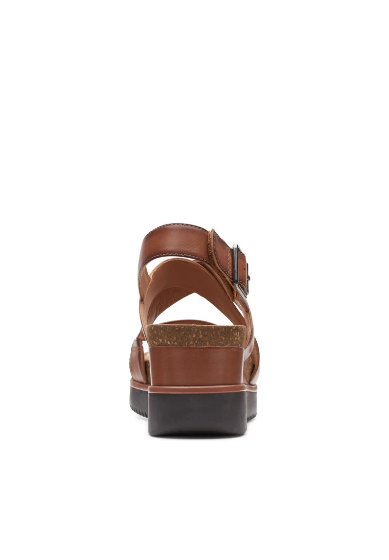 Clarks Plateausandalette - Brown - Image 4