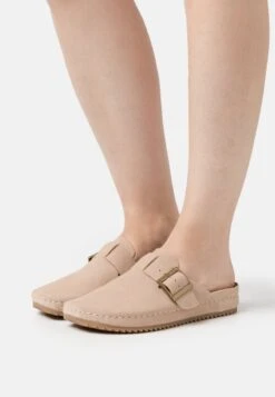 Clarks BROOKLEIGH MULE - Pantolette Flach - Light Sand