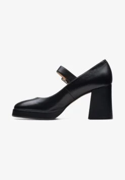 Clarks PATEMA STRAP - D - Plateaupumps - Black